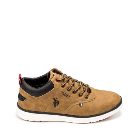 Alternative view of Muške plitke cipele U.S.POLO-YGOR006 svetlo braon ravne